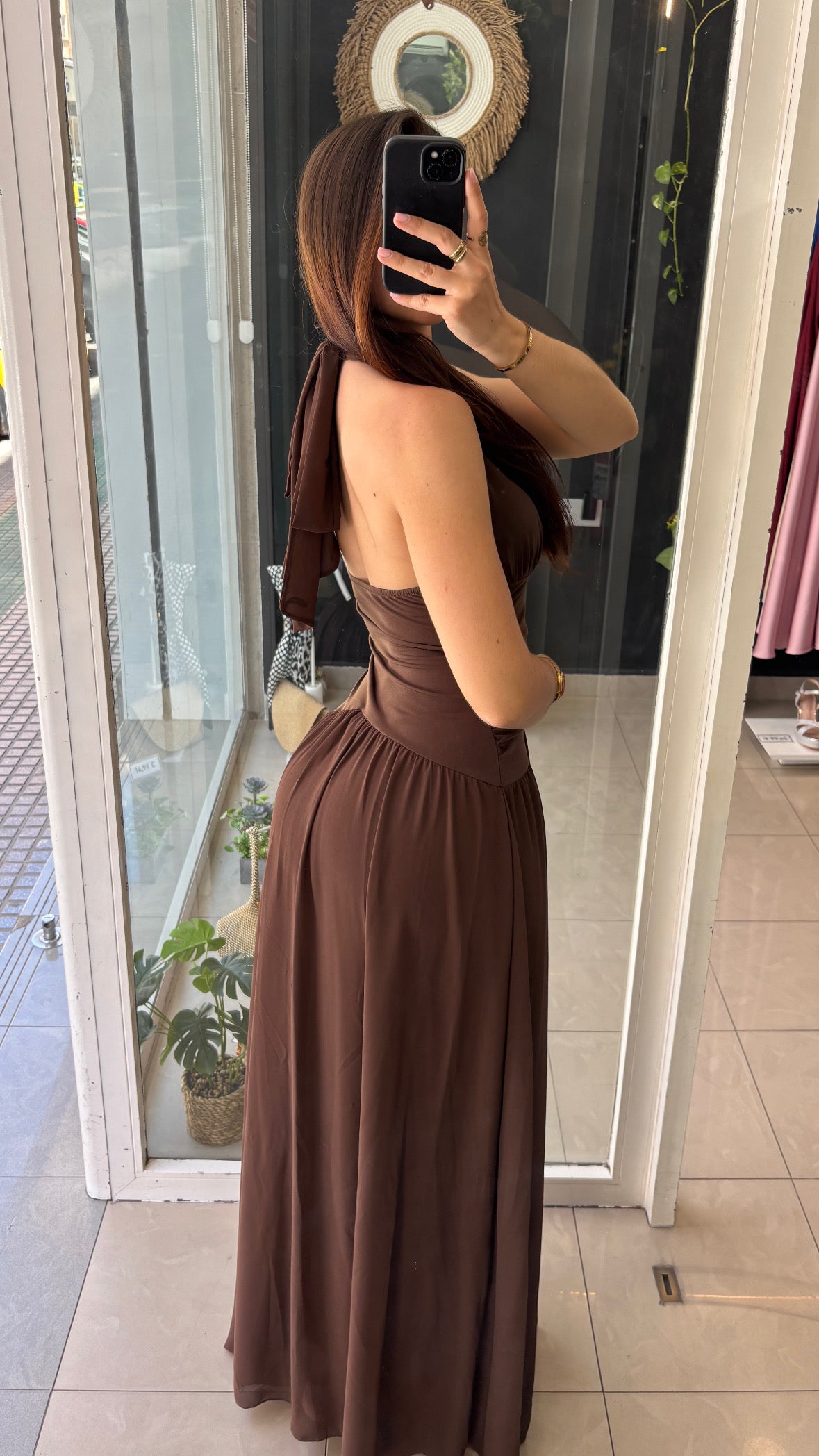 Vestido Halter Vuelo