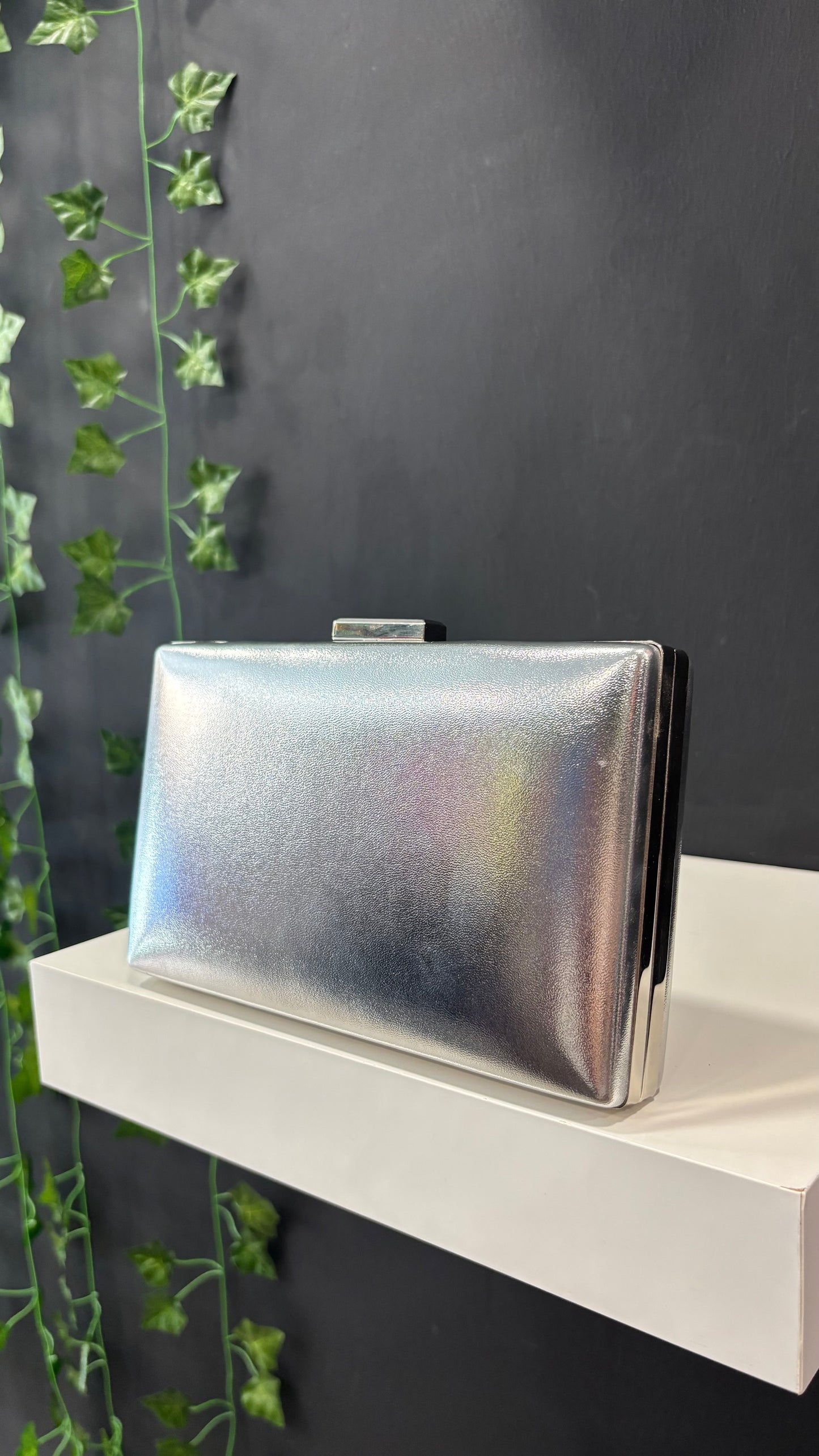 Bolso Plata Metalizado
