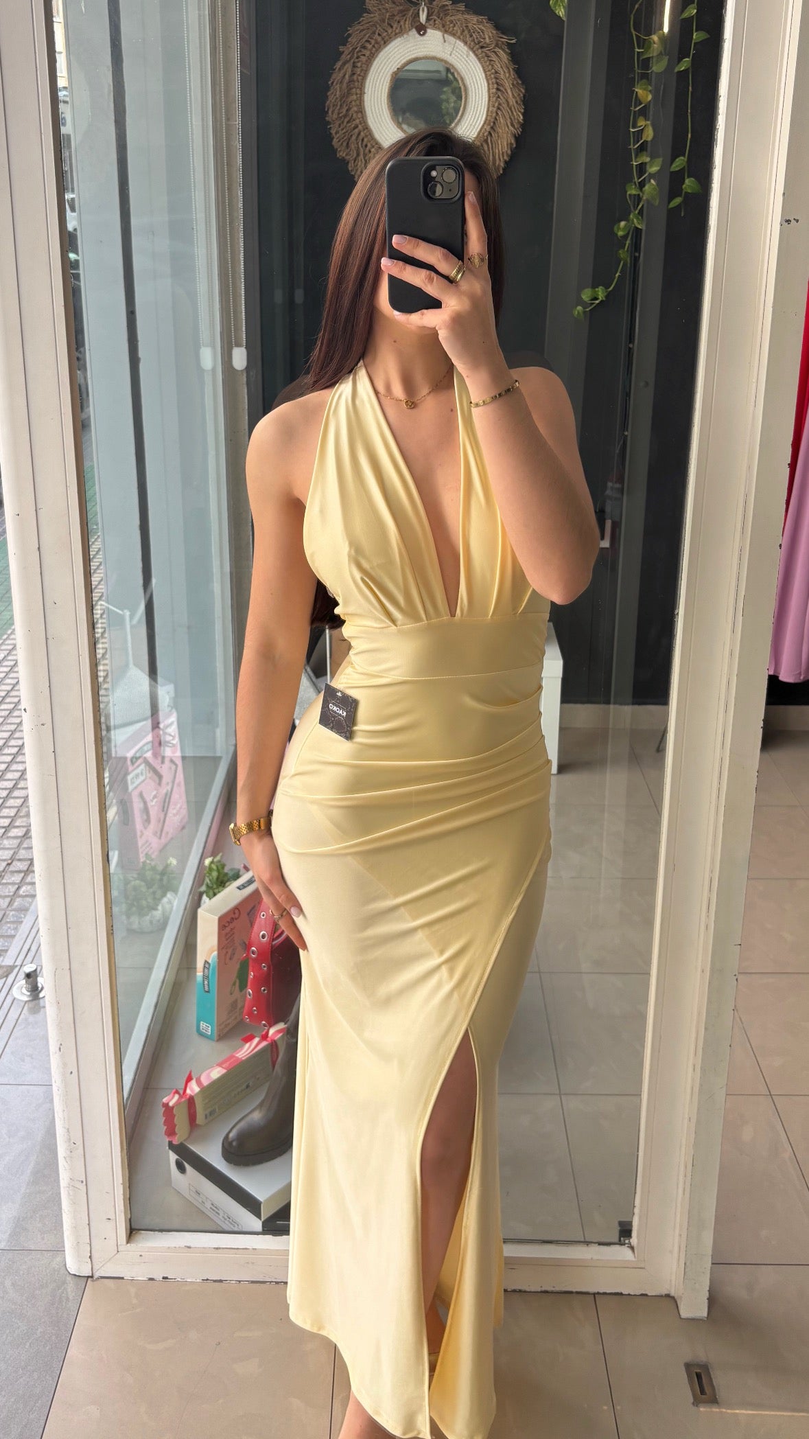 Vestido Halter Espalda