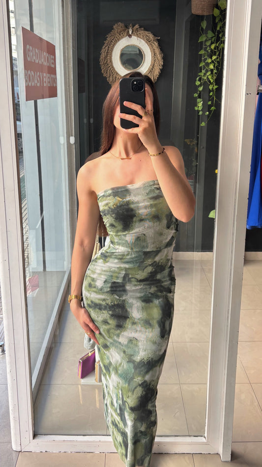 Vestido Midi Gasa