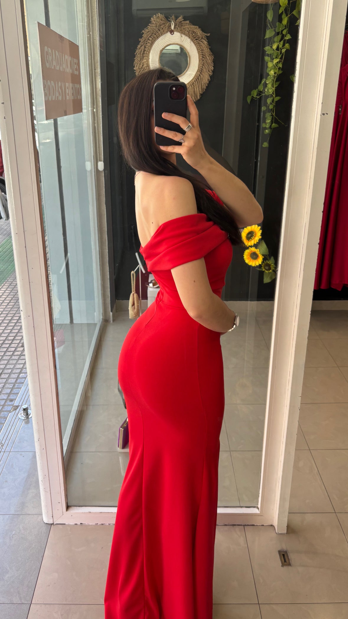 Vestido Palabra Honor Punto