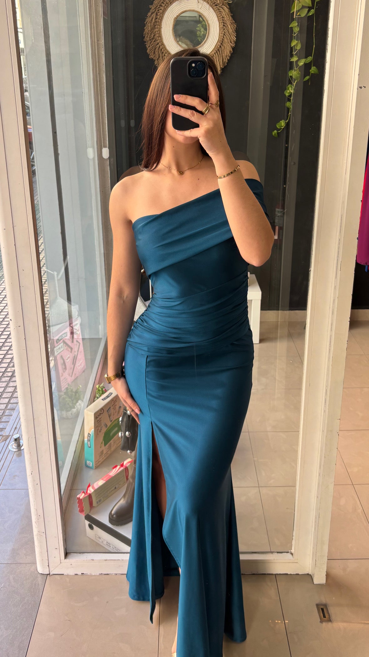 Vestido Honor Licra Drapeado