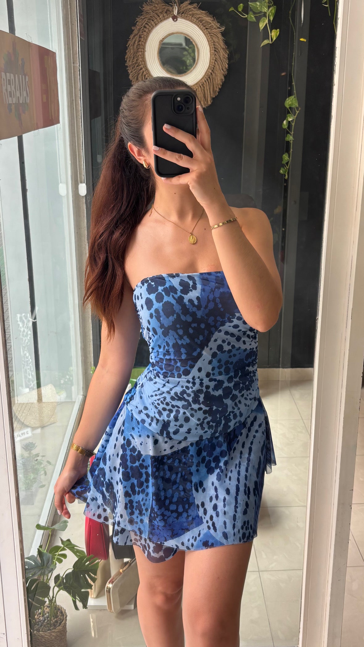 Vestido Gasa Estampado