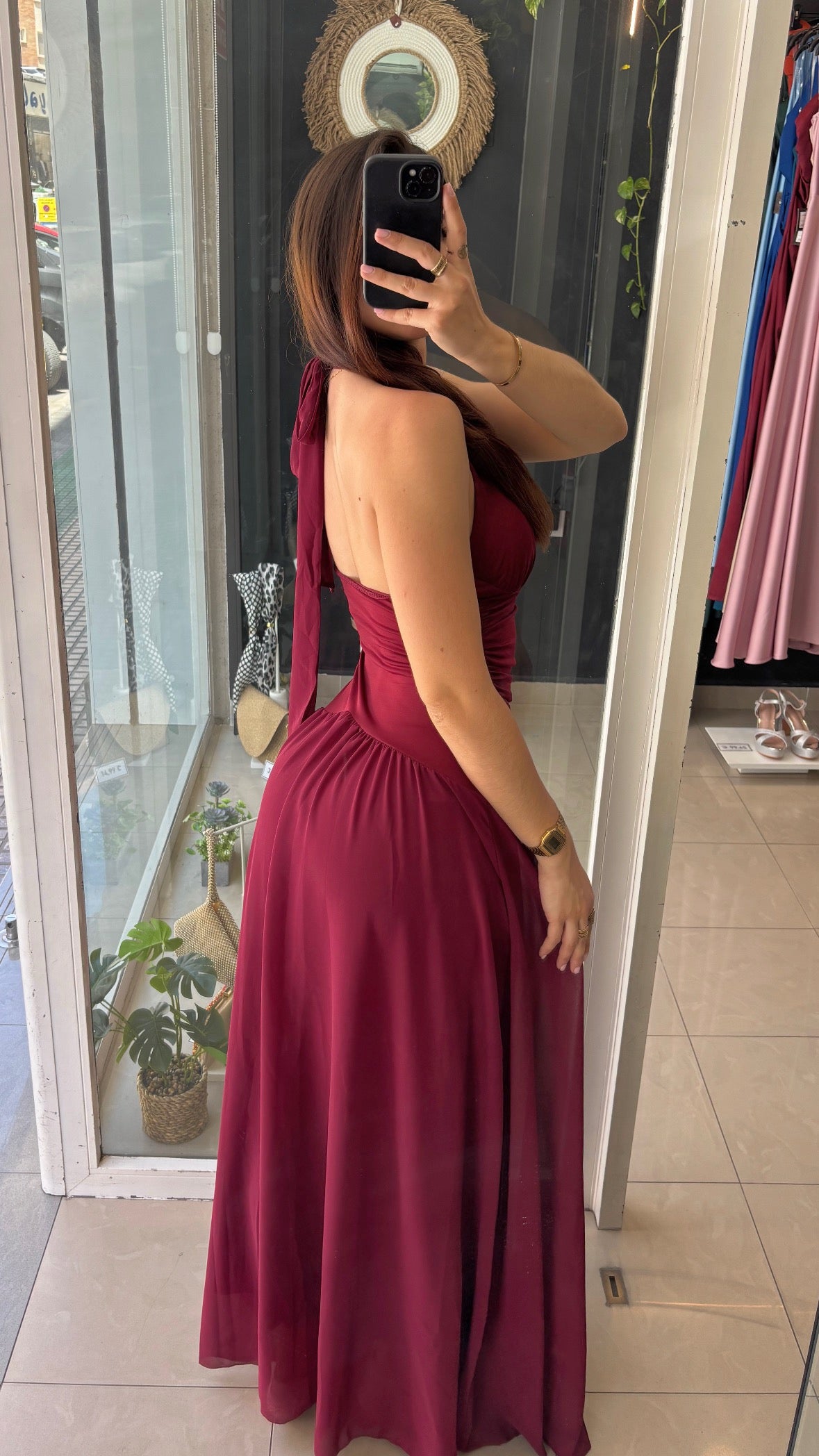 Vestido Halter Vuelo