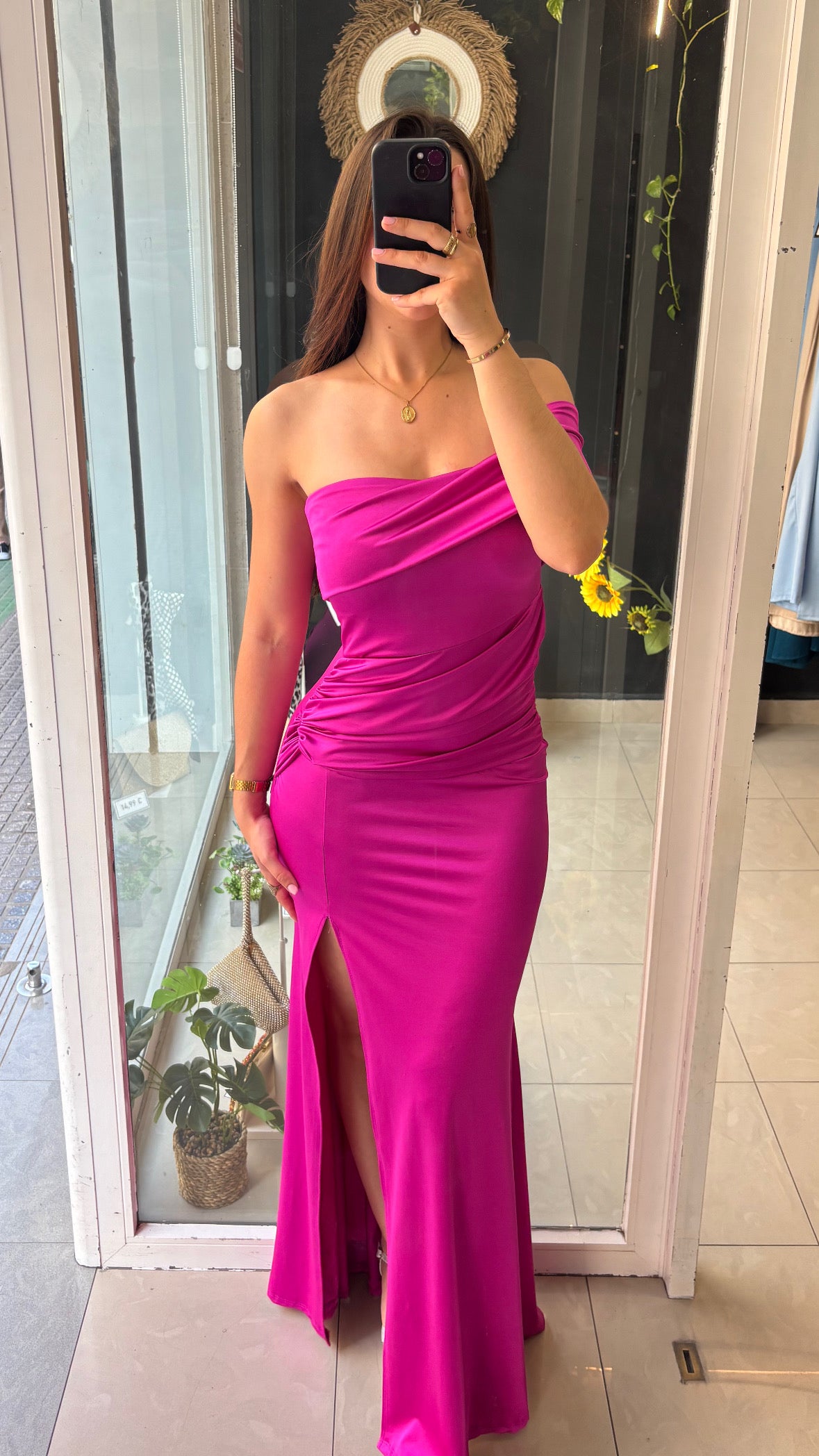 Vestido Honor Licra Drapeado