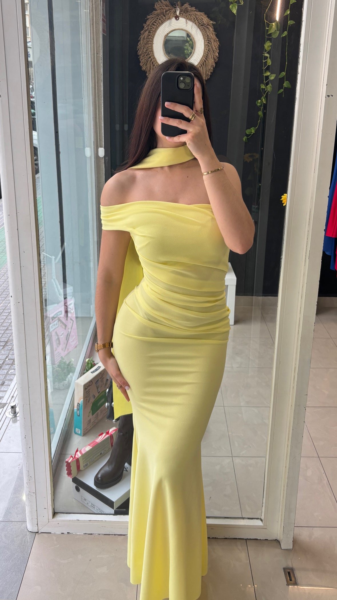 Vestido Honor Punto Drapeado