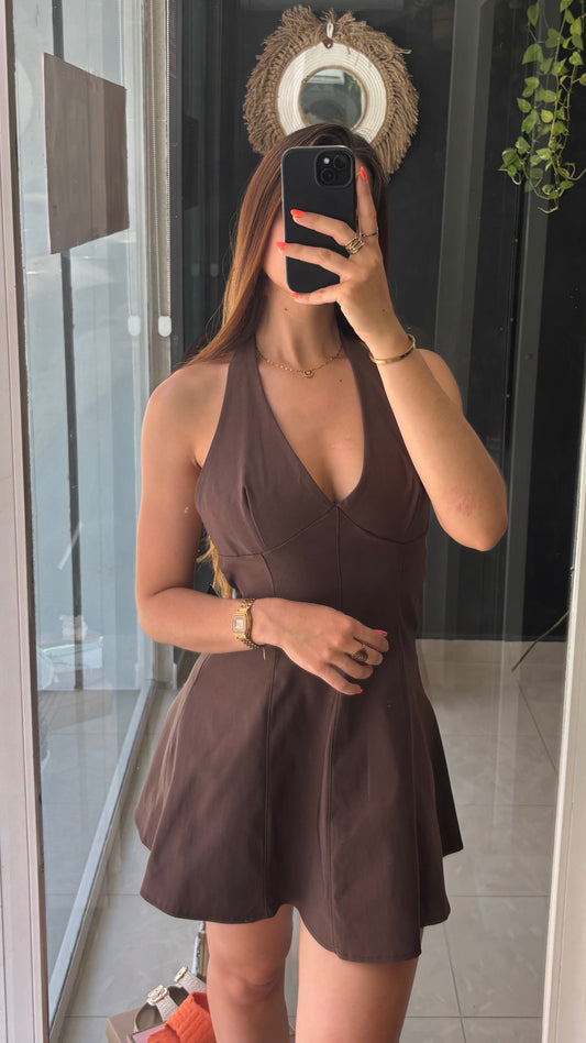 Vestido Halter Vuelo