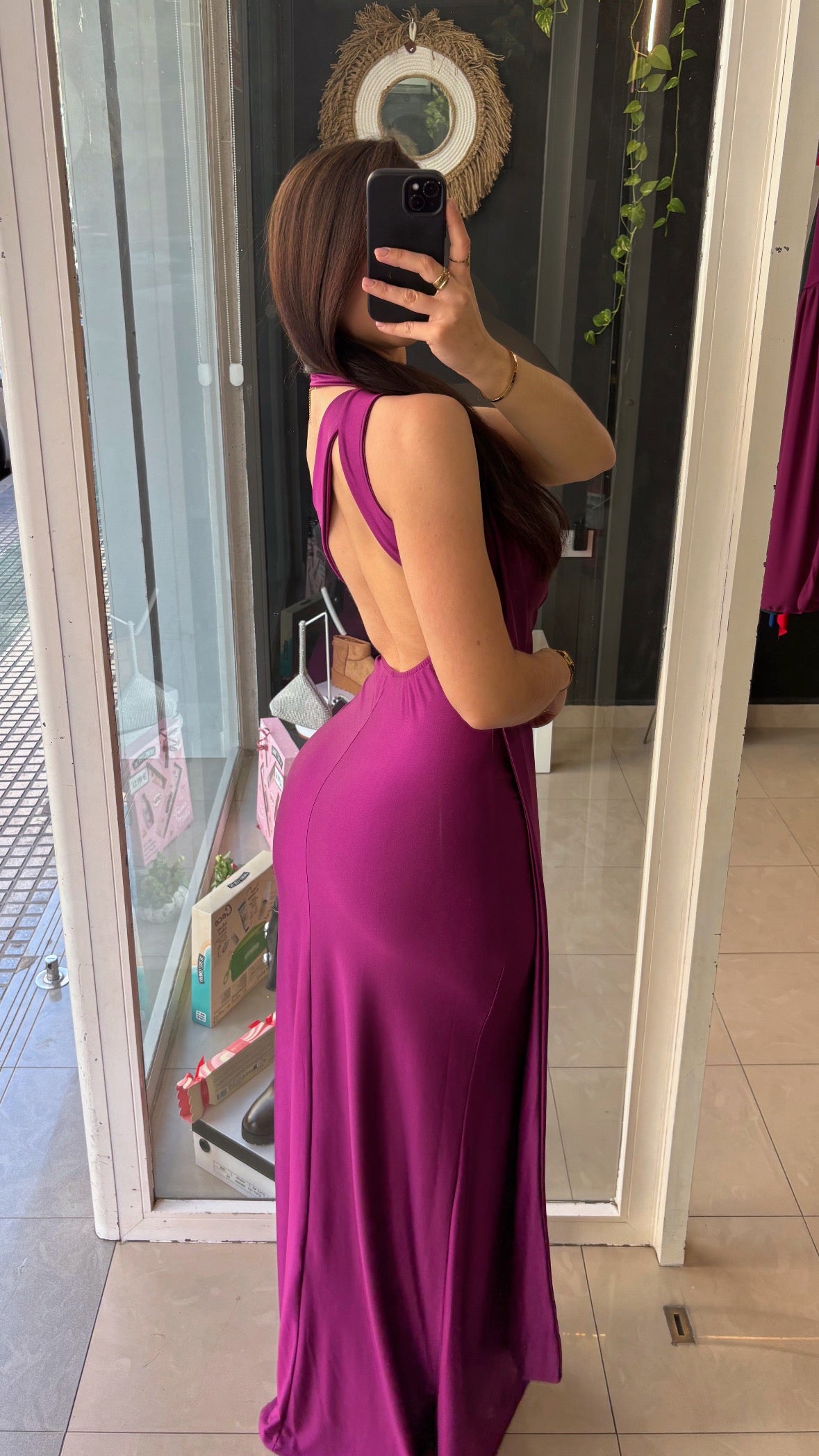 Vestido Asimétrico Capa