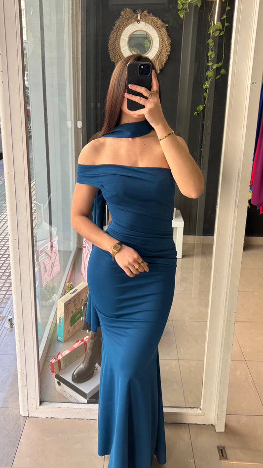 Vestido Honor Punto Drapeado