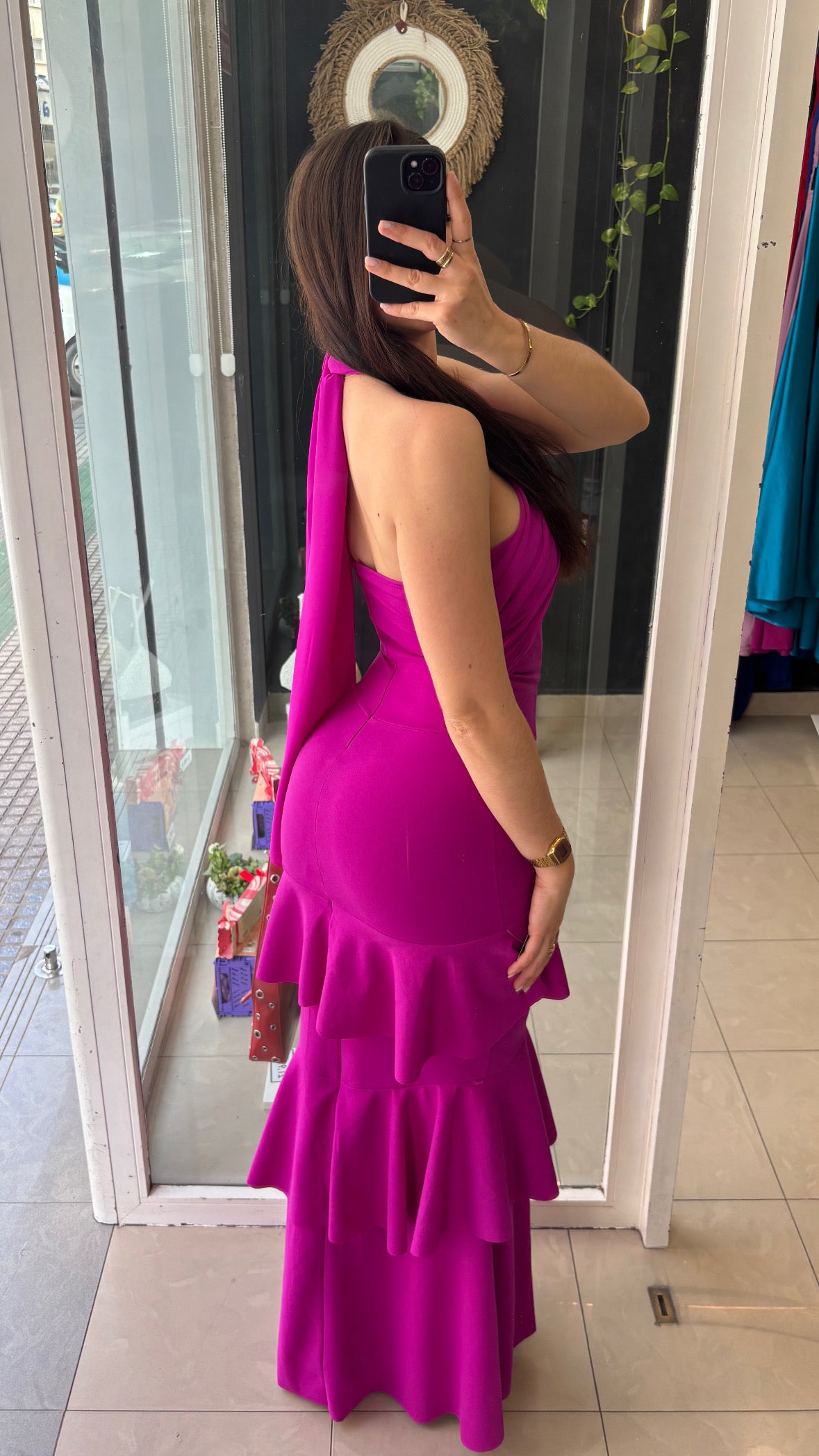 Vestido Volantes Gasa