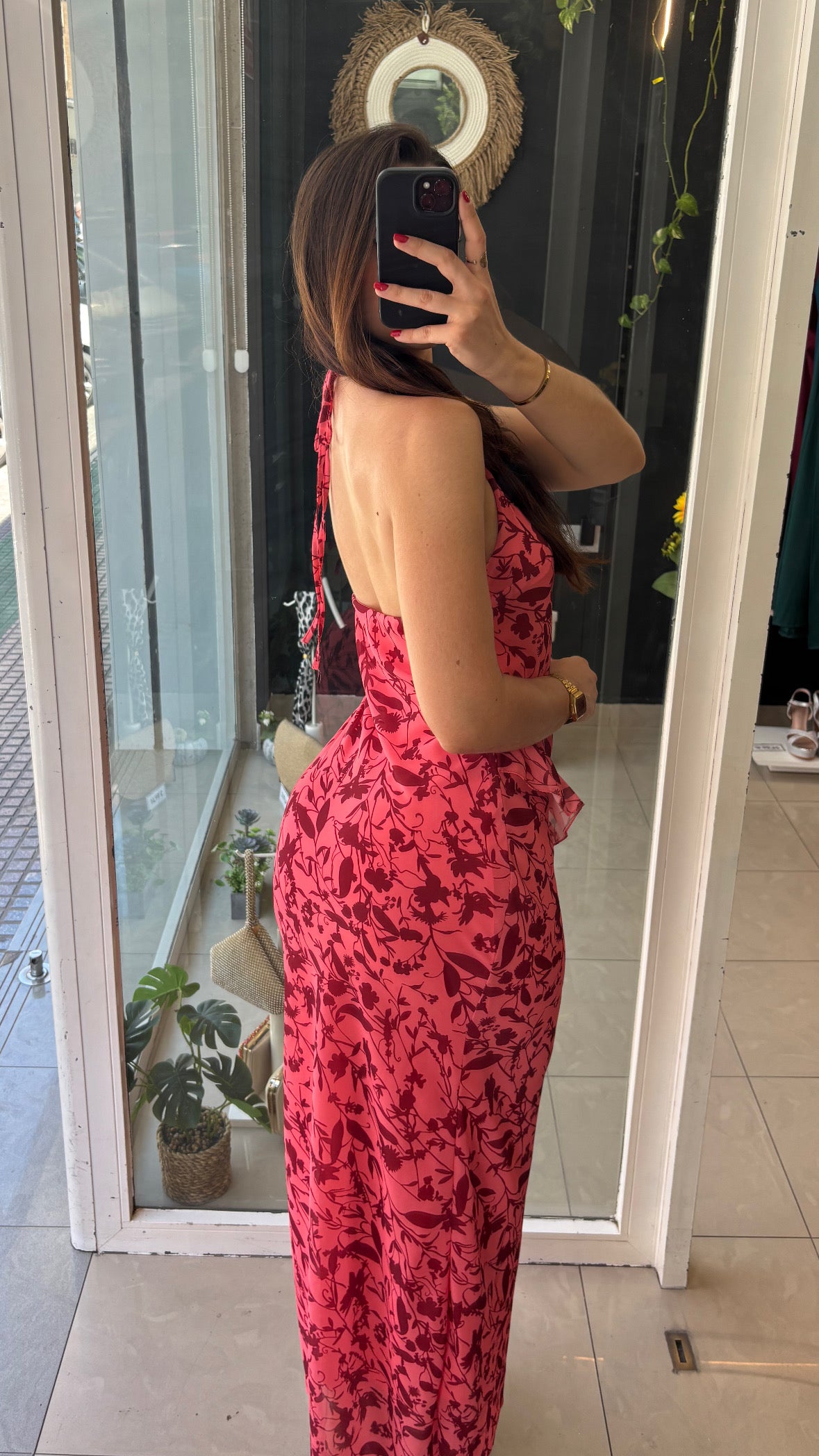 Vestido Estampado Volantitos