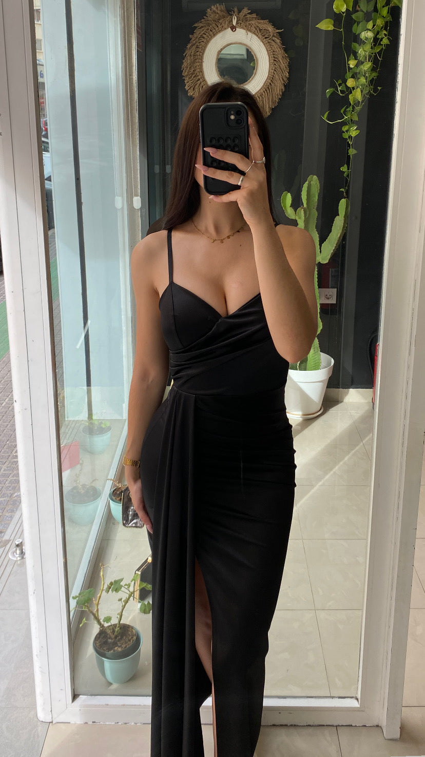 Vestido Toga Satinado