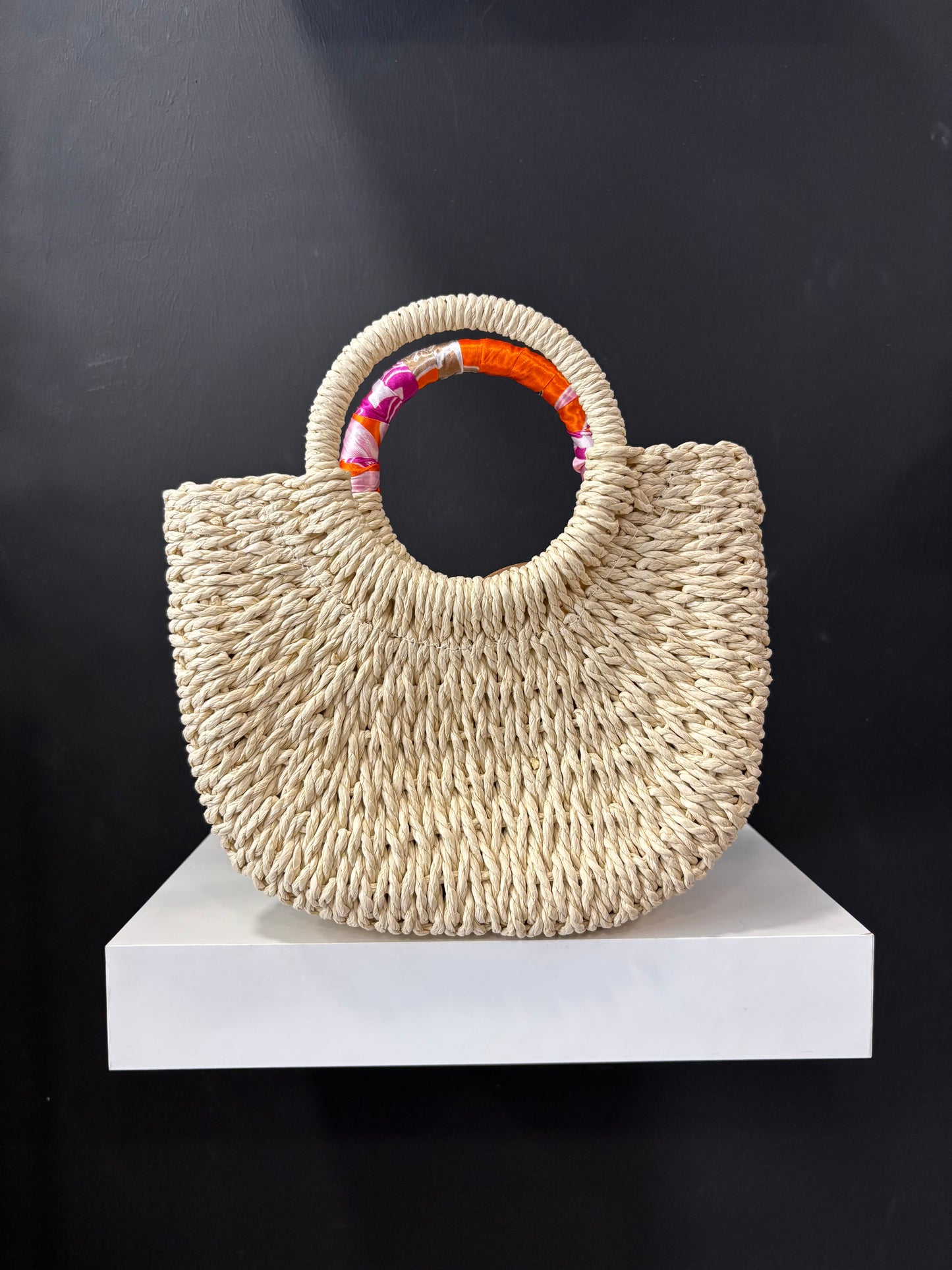 Bolso Mimbre Pañuelo