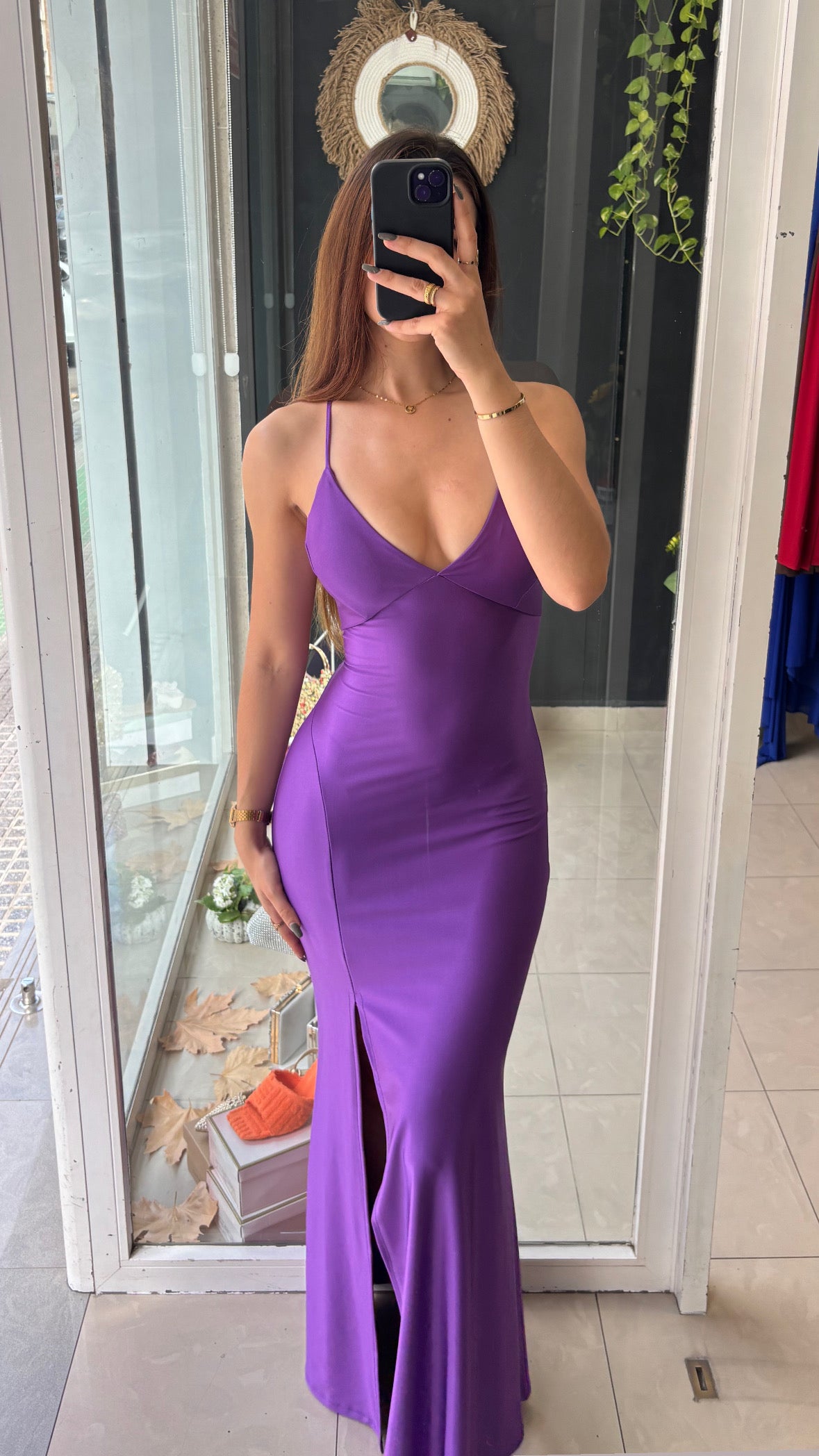 Vestido Espalda Entrelazada