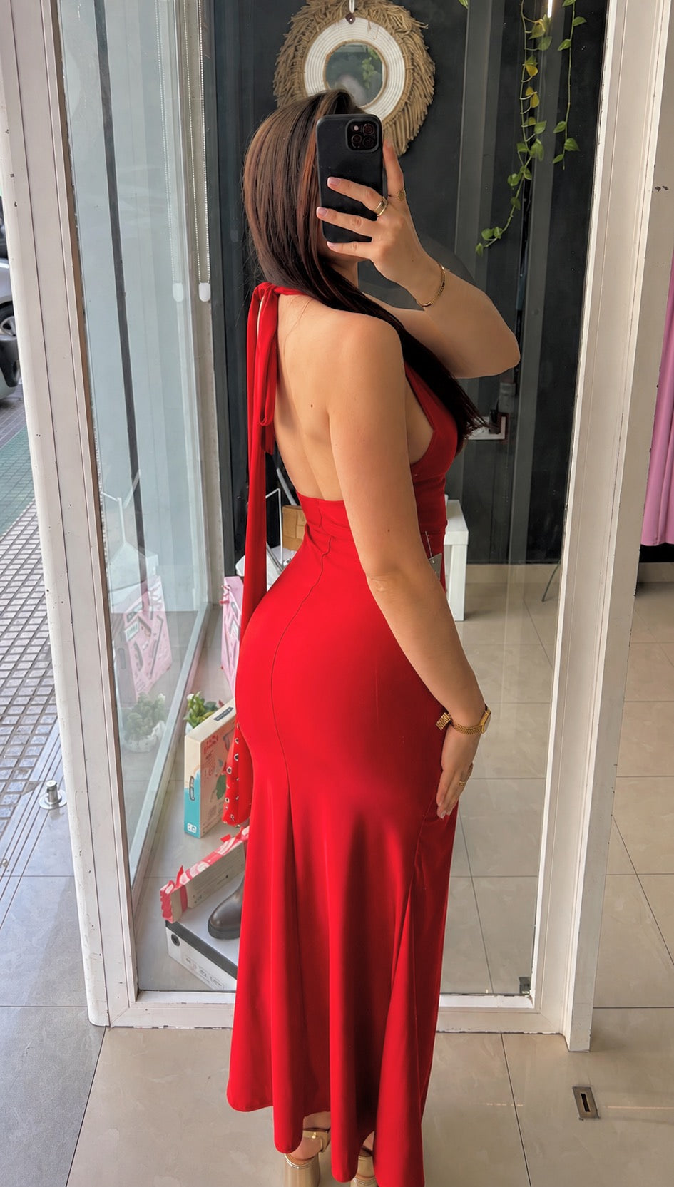 Vestido Halter Espalda